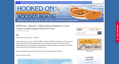 Desktop Screenshot of hookedonwoodenboats.com