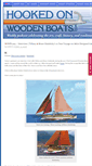 Mobile Screenshot of hookedonwoodenboats.com